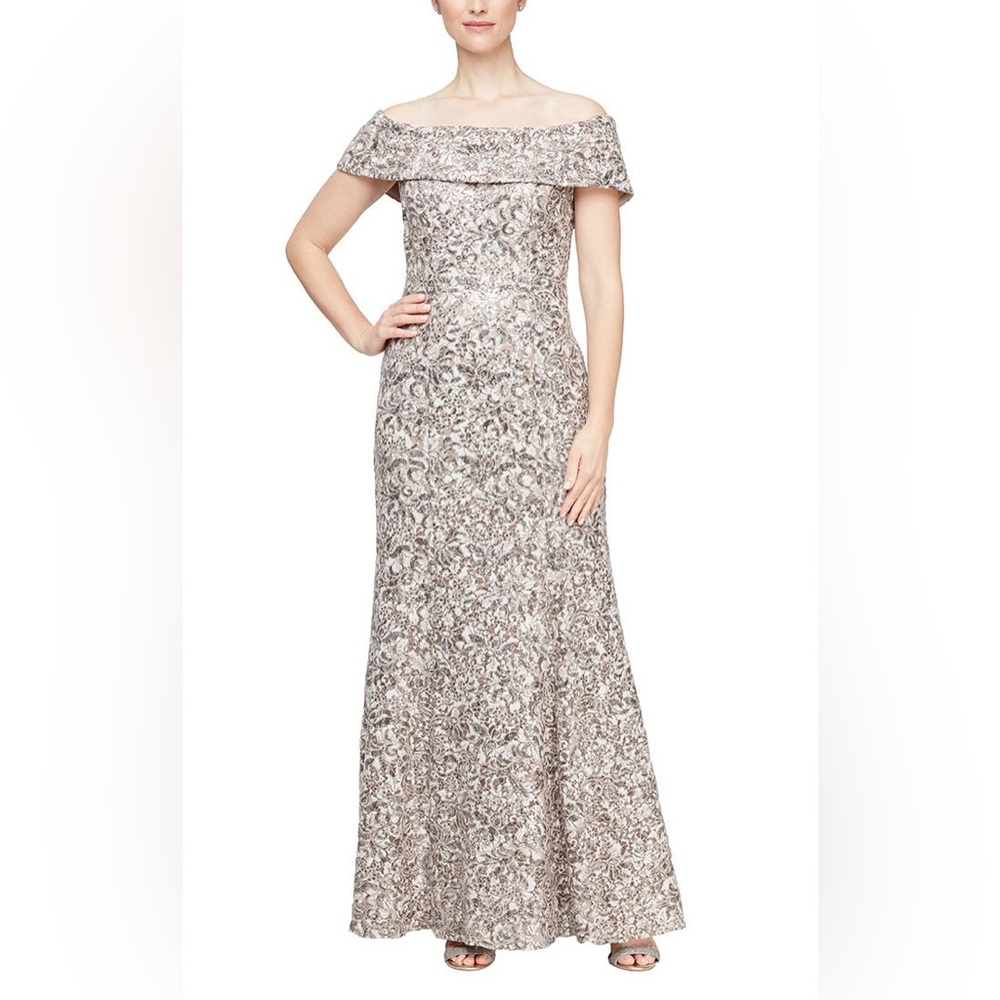 Alex of Evening Mother of Bride Dress Size 12. Just worn for daughters wedding